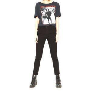 FREE PEOPLE SR vs Sandrine Rose Black Jeans-11